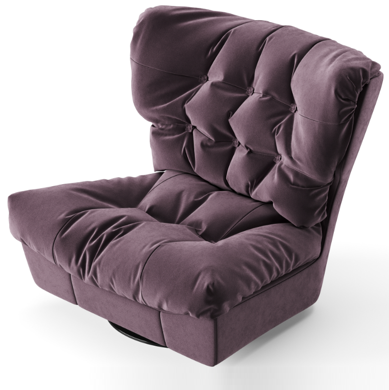  baxter armchair by Milano, custom Milano Baxter lounge chair,
